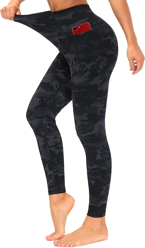 Dragon Fit High Waisted Legging for Women Tummy Control Workout Running Yoga Pants with Pockets